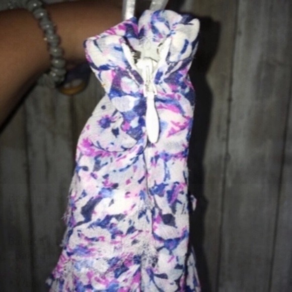 Banana Republic Purple Floral Skirt - Picture 4 of 4